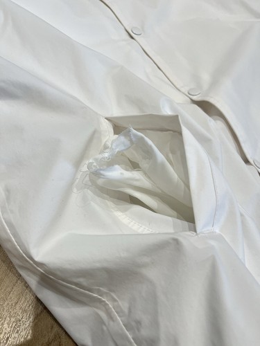 Dickies Button Down Rose Logo White Collared Jacket Men’s M - Picture 6 of 22