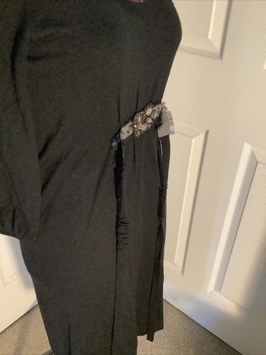 ladies boden black dress 10R wool - Picture 6 of 9