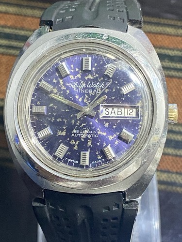vintage PHILIP WATCH wristwatch MINERAL day/date automatic.