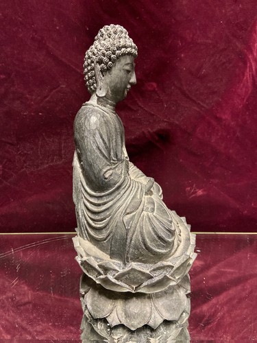 Vintage Design Style Lotus Buddha Statue FengShui - Picture 7 of 12