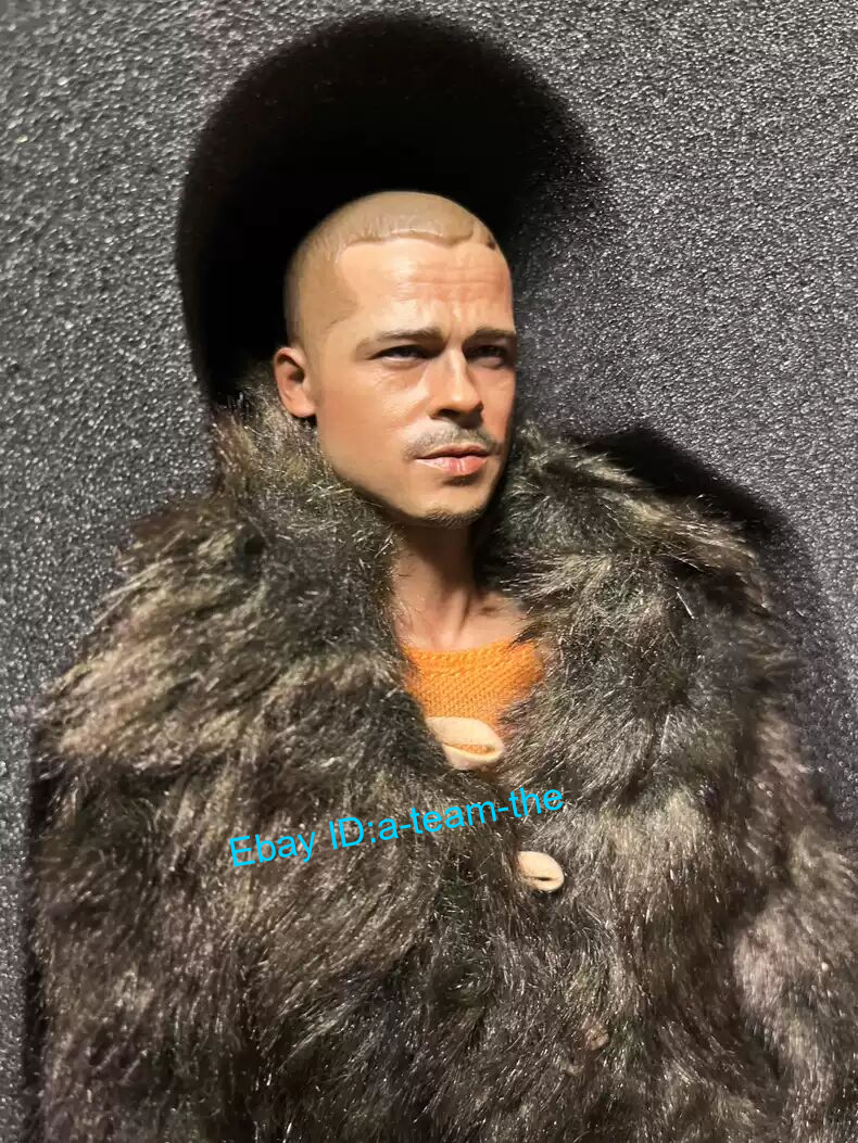 New Blitzway Fight Club Tyler Durden Brad Pitt Fur Coat Ver. 1/6
