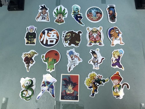 *15414 Stickers Stickers Lot Laptop Skate Van Smartphone Dragon Ball Goku Anime