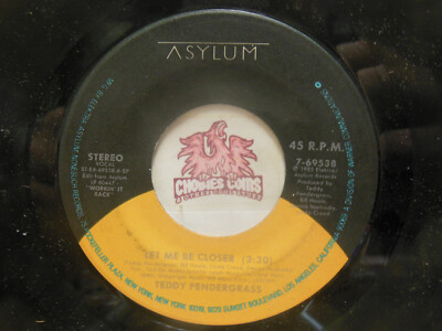 Teddy Pendergrass   Let Me Be Closer / Love Emergency, 45 RPM VG (21N)