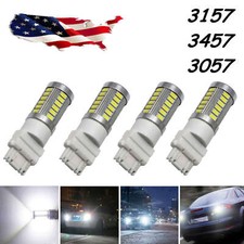 4x 3157 3457 3057 Signal 33smd Backup Reverse Tail Turn Led Light Bulb White