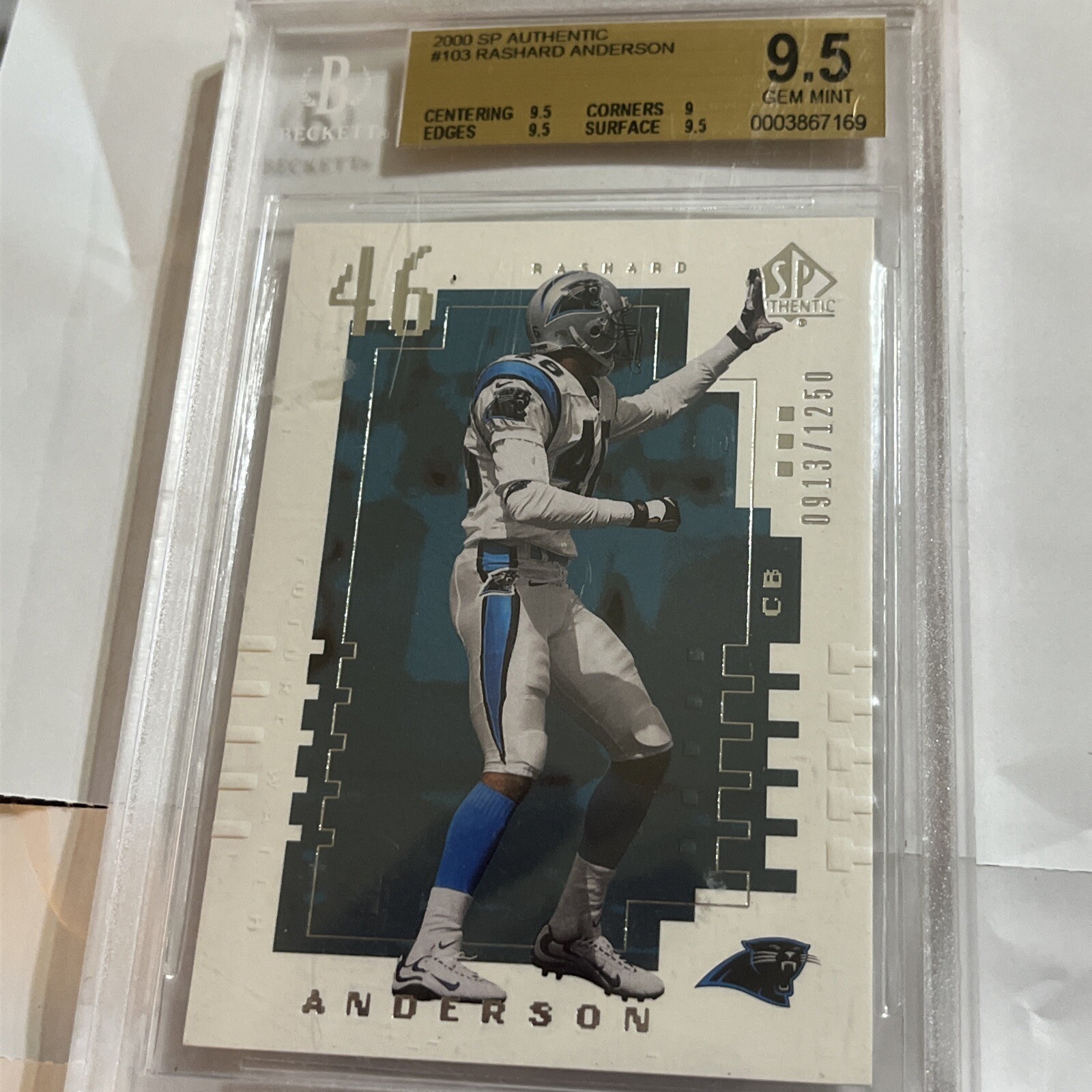 Rashard Anderson SP Authentic #103 Base