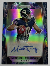Mitchell Trubisky Panini 2017 Prizm Camo rookie AUTO 12/25! Autograph FREE SHIP!