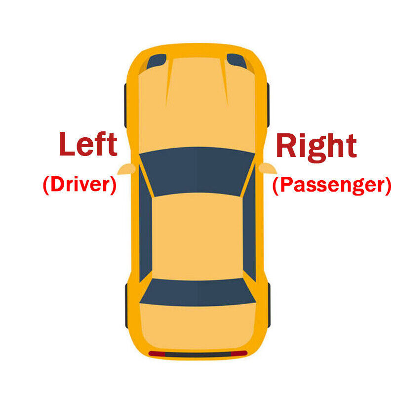 1 Pair Front Bumper Fog Light Grille Cover Trim For 2017-2019 VW Beetle LH&RH