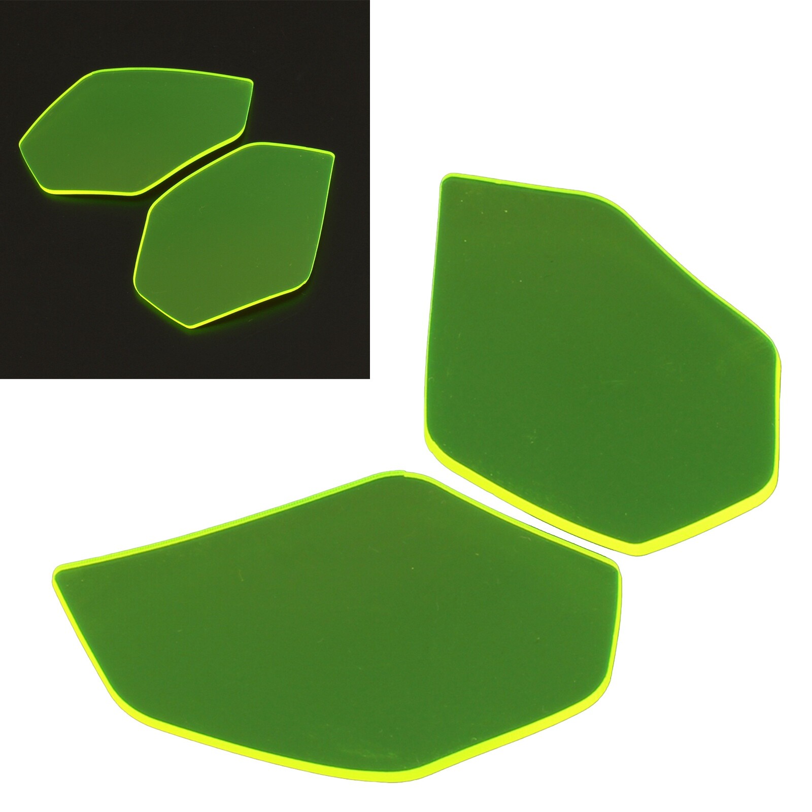 2pcs For Yamaha YZFR1 MT10 FZ10 YZFR6 Headlight Screen Protector