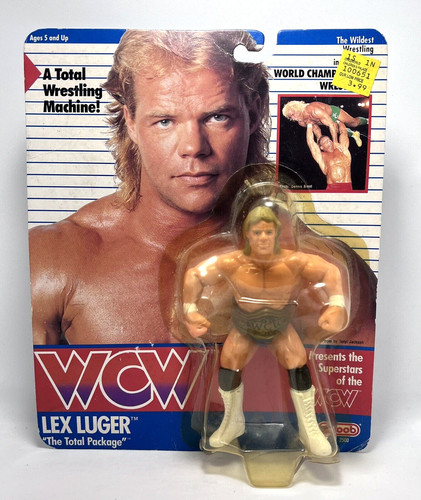 LEX LUGER WCW Galoob  Series 1 wrestling figure MO...