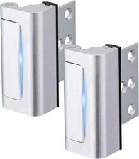 2 Pack Home Security Door Lock,Childproof Reinforcement 2Pack-Silver