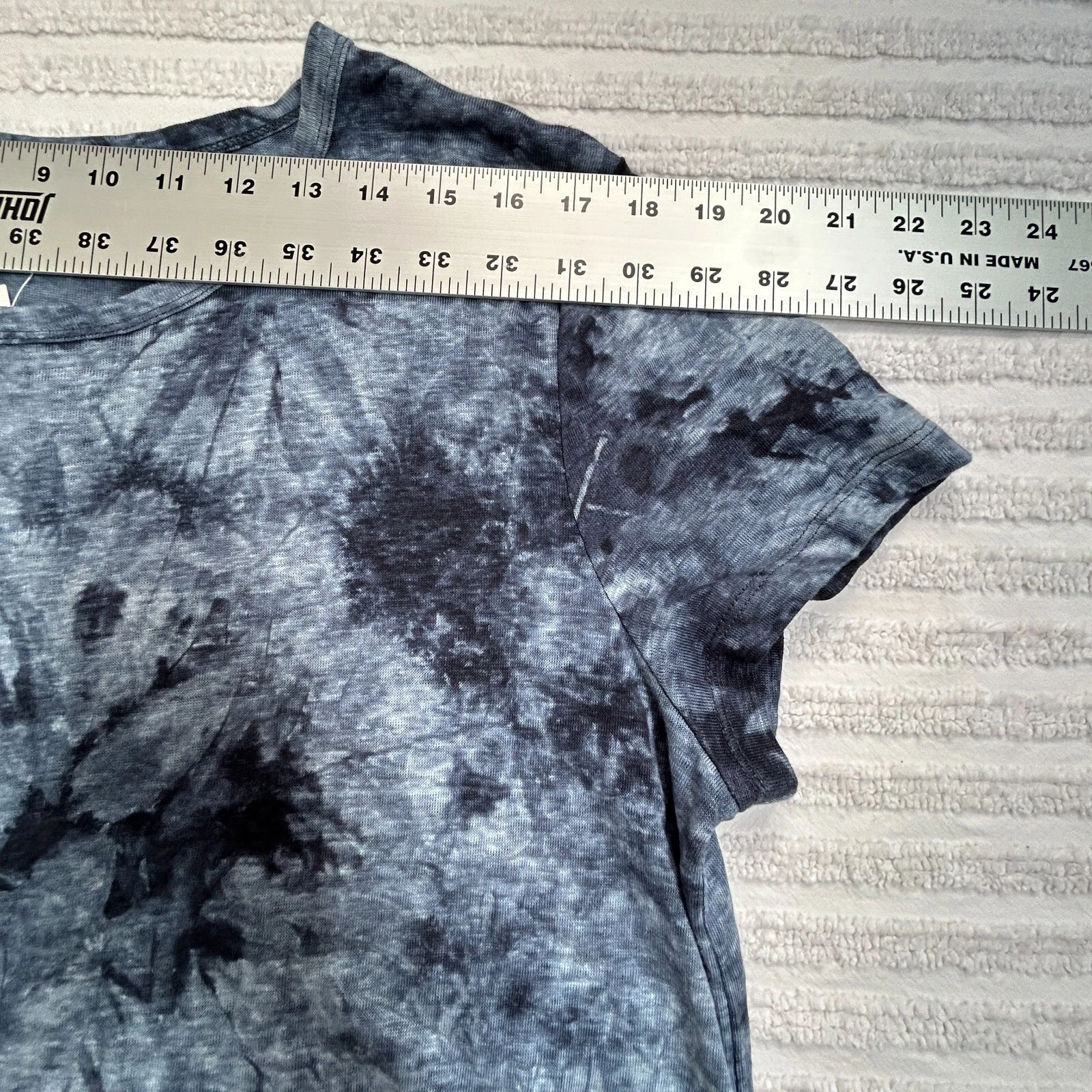 Maxi abito donna Michael Kors nuovo blu navy tie dye icona americana lino taglia XL nuovo