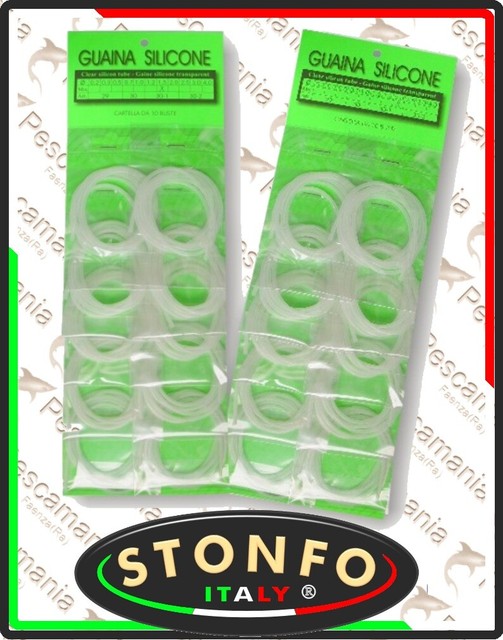 EMSea 50 Adattatori In Silicone Per Galleggianti Waggler, Lunghezza 19 Mm, Per Piedini Da 0,8-1,2 Mm - Pesca Carpa