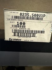 Box Of 100 NEW LITTLEFUSE 1/2 AMP FUSE 235.500 5X20MM 500 MA 235 235.500VXP