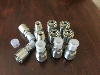 #ad 10143 4 4 After Market 1 4quot; Hose 1 4quot; Male Pipe HYDRAULIC HOSE FITTINGS 10 Pack $53.80