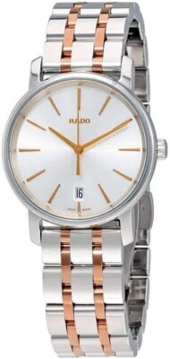 Rado DiaMaster Two-Tone Stainless Steel Women s Watch   R14089103