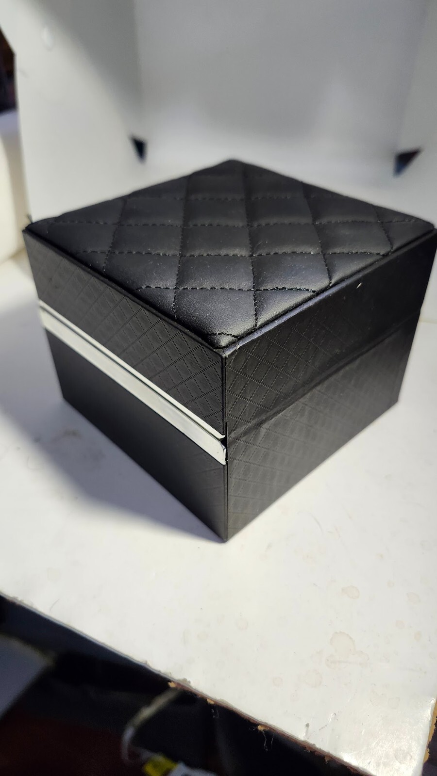 Bebe Empty Watch Or Bracelet Box Black W/ Cushion - BOX ONLY image 5
