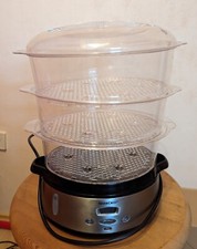 Silvercrest Dampfgarer 3L, 800 Watt, Modell: SDG 800 A1, im Topp Zustand