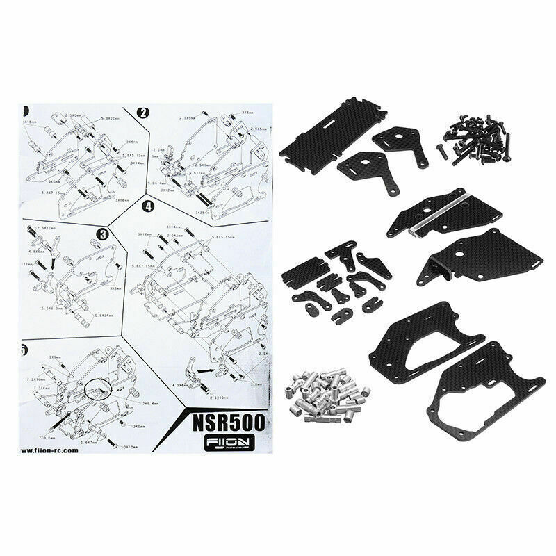 FIION FJ915 NSR500 パーツセット FIJON FJ915 Carbon Fiber Pieces Parts Suitable For Kyosho Honda