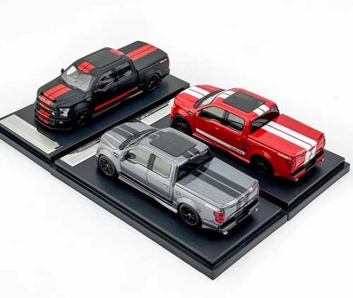 Lustiger 1:64 F-150 Shelby Pickup Truck Sport Muscle Modell Diecast Metall Auto - Bild 5 von 33