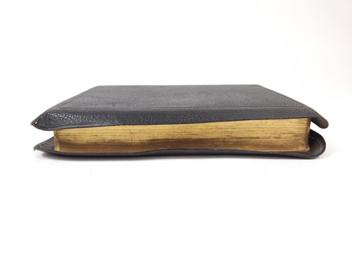 Vtg 1925 The System Bible Study Black Leather - Picture 4 of 11