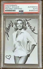 NANCY KOVAK SUPERMODEL NO PANTS SIGNED PHOTOGRAPH AUTOGRAPH PSA DNA COA PICTURE