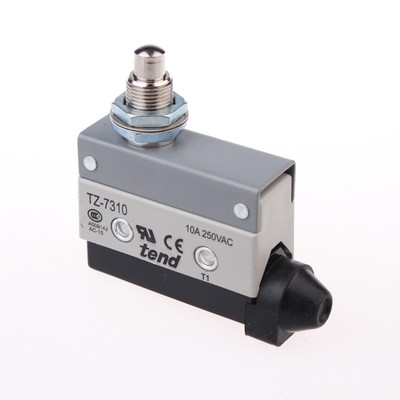 1Pc TZ-7310 Panel Mount Plunger Momentary Micro Switch Ui 250V Ith 10A SPDT New