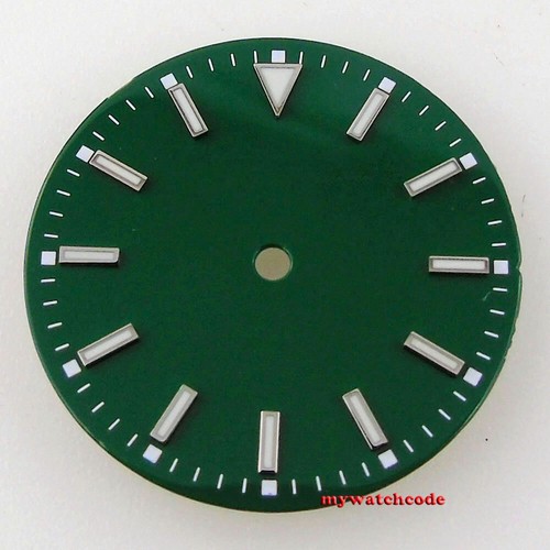 29mm naranja esfera negra ajuste estilo Explorer NH35 NH36 miyota 8215 eta 2824 reloj - Imagen 7 de 24