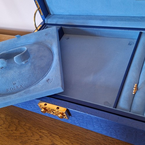 ROLEX Blue Pearlmaster Watch and Jewellery box 51.00.01 - Picture 10 of 19