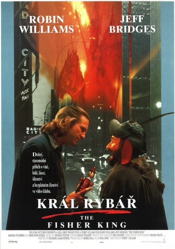 THE FISHER KING Orig. Czech A3 Movie Poster GILLIAM JEFF BRIDGES ROBIN WILLIAMS