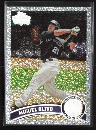 2011 Topps #276 Miguel Olivo Diamond Anniversary Colorado Rockies (JT)