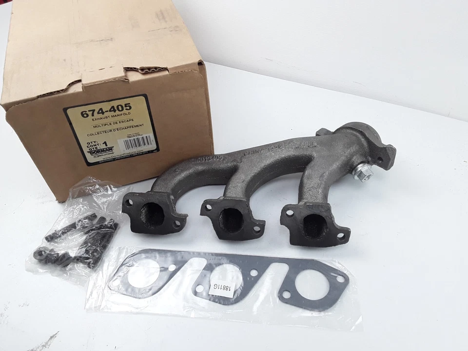 Colector de escape izquierdo para Ford E-150 E-250 Econoline Club Wagon F-150 1997 1998 Foto 2 de 4