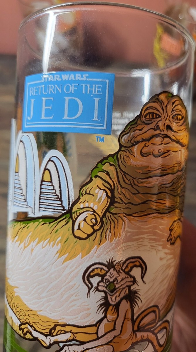 Star Wars Glasses Set of 3 Return of the Jedi 1983 Burger