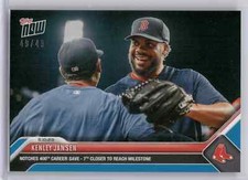 🟦 KENLEY JANSEN 400th Save 2023 Topps Now #267 BLUE Parallel LE 49/49 Red Sox