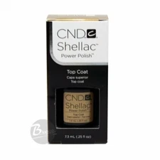 CND Shellac Gel Polish Top Coat 7.3 ml / 0.25 oz