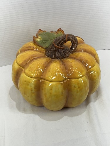 ASTOR LANE Porzellan Kürbis Ernte Deko lebendige Farben NEUWERTIG Herbst - Bild 2 von 8