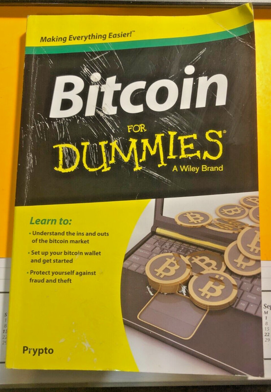 Bitcoin for Dummies by Prypto 2016 Pre-Owned #114
