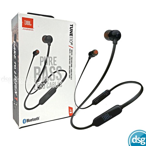 JBL TUNE 110BT PureBass Wireless Earphones Bluetooth Headphones - T110BT  Black 6925281928055 | eBay