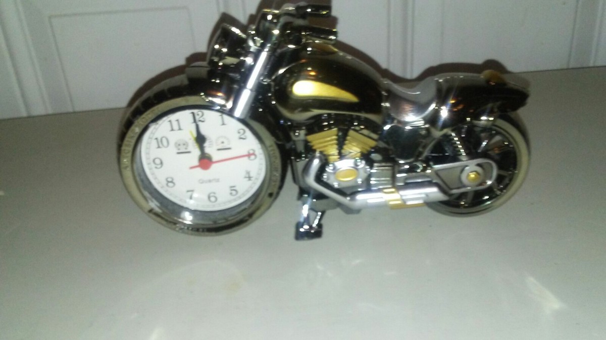 Motorcycle Alarm Clock Auto Bike Model Top Grade Gift