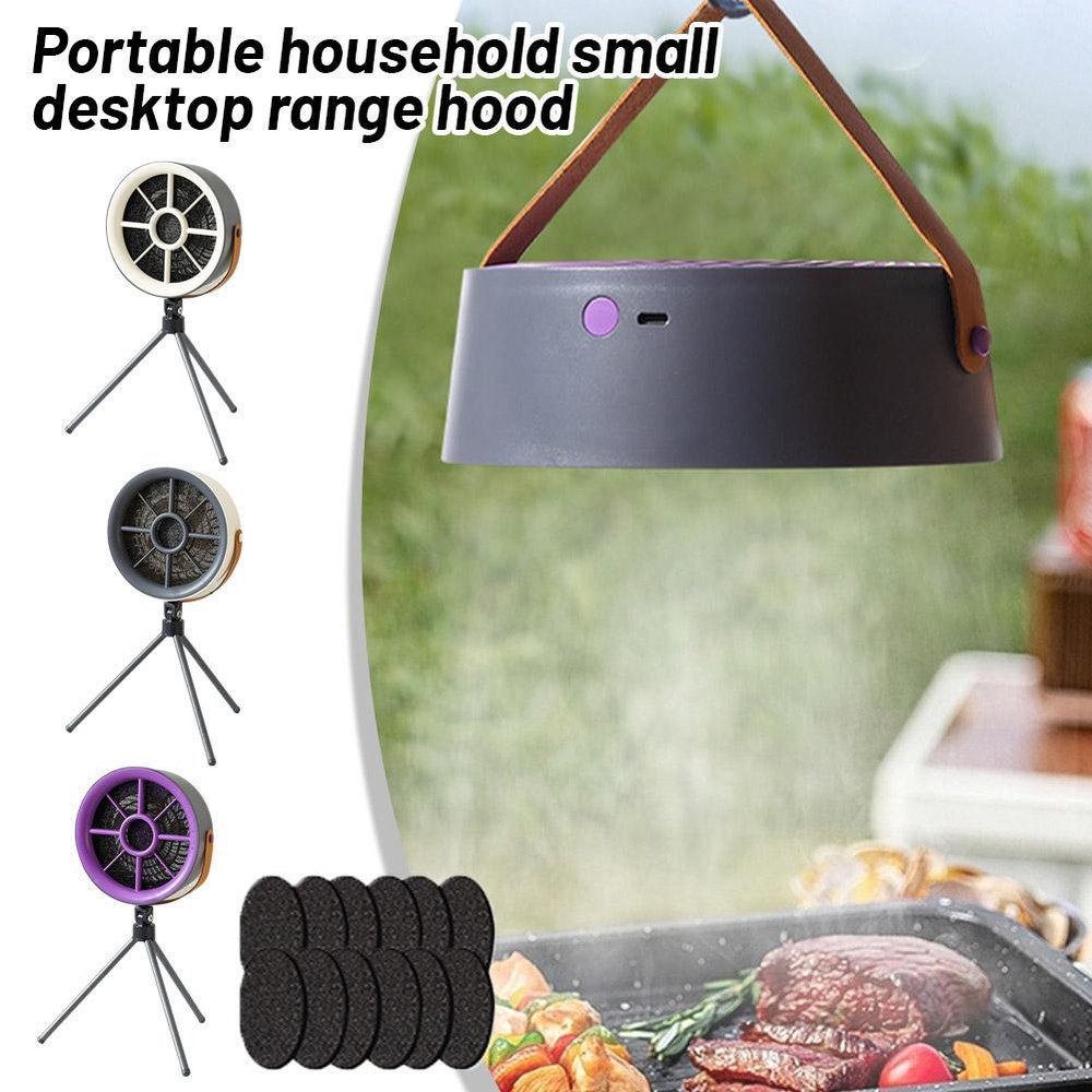 Smoke Purifier, Portable Range Hood,Smoke Purifier Indoors For Smoking R2A3
