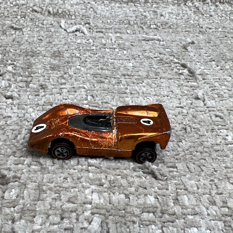 Hot Wheels Redline 1969 Mclaren M6A Metallic Orange - Image 4 of 4