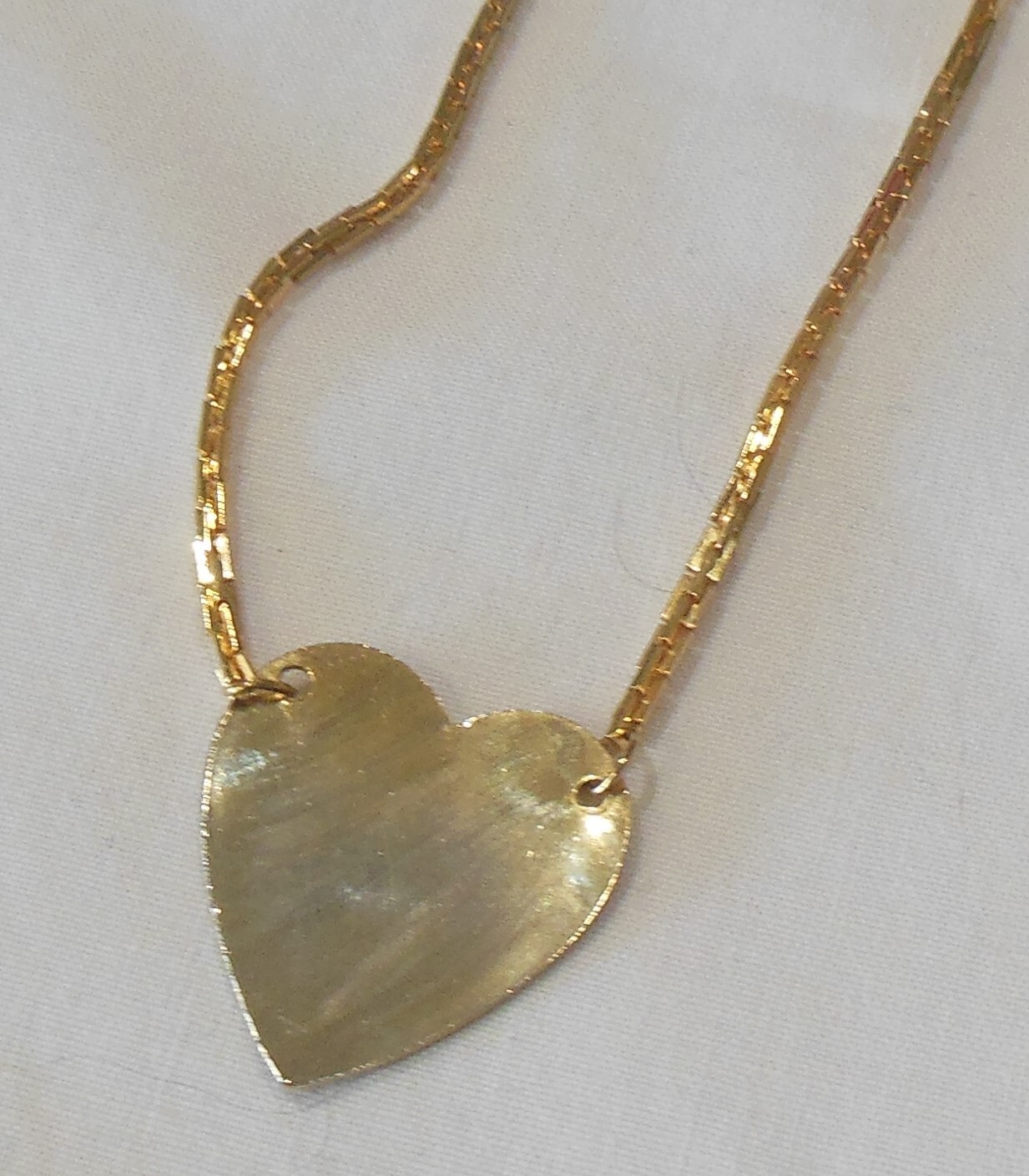 Gold-tone Rectangular Box Link Chain Necklace Sol… - image 11