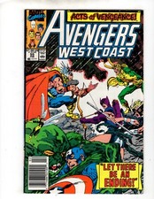 Marvel Comics West Coast Avengers Volume 2 Book #55 VF+