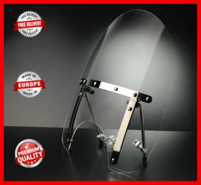 YAMAHA VIRAGO XV 125 250 400 500 535 750 1000 1100 PARE-BRISE CHOPPER ÉCRAN - Photo 1/4