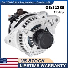 Alternator 11385 11386 For 2009-2010 Toyota Matrix 2009-13 Toyota Corolla 1.8l