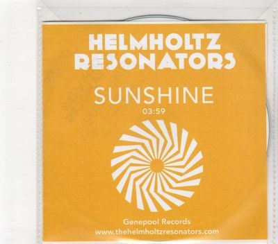 (GM592) Helmholtz Resonators, Sunshine - DJ CD