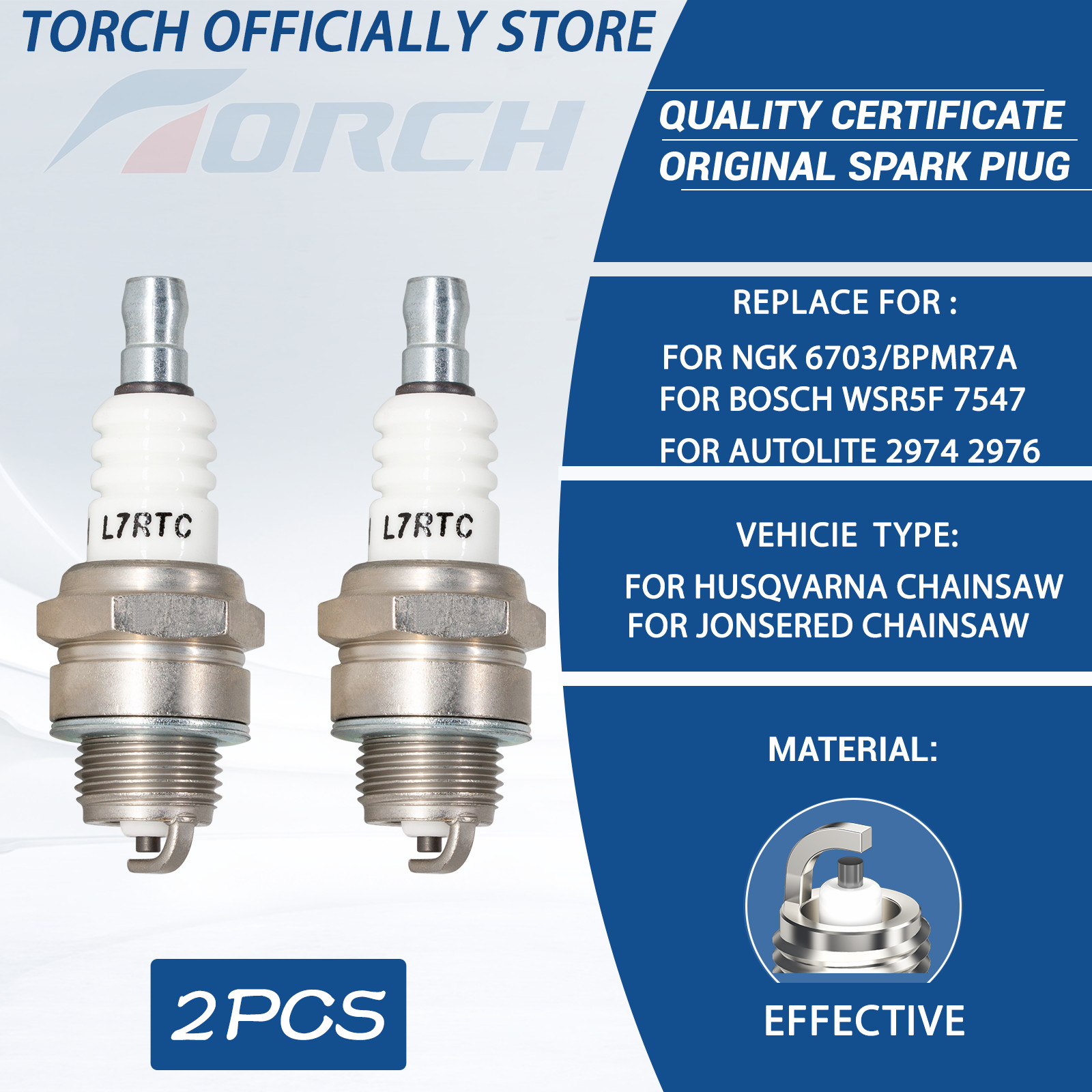 Champion RCJ7Y Alternative spark plugs