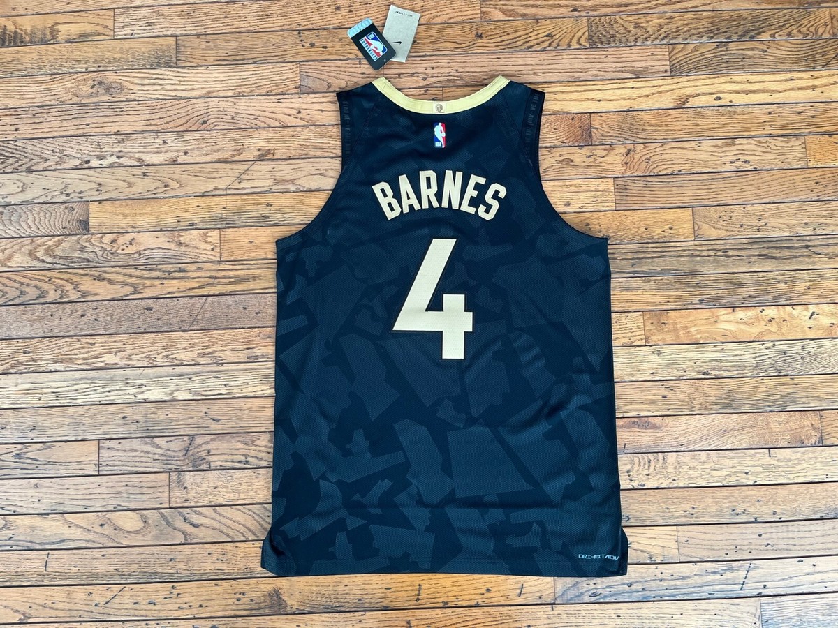 NBA RAPTORS 4 BARNES ユニフォーム　サイズ48 Scottie Barnes - Toronto Raptors Authentic Nike City Edition
