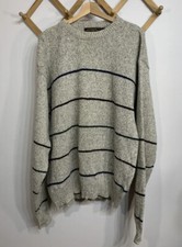 Vintage Sweater Eddie Bauer 80s Wool USA Made Mens XL