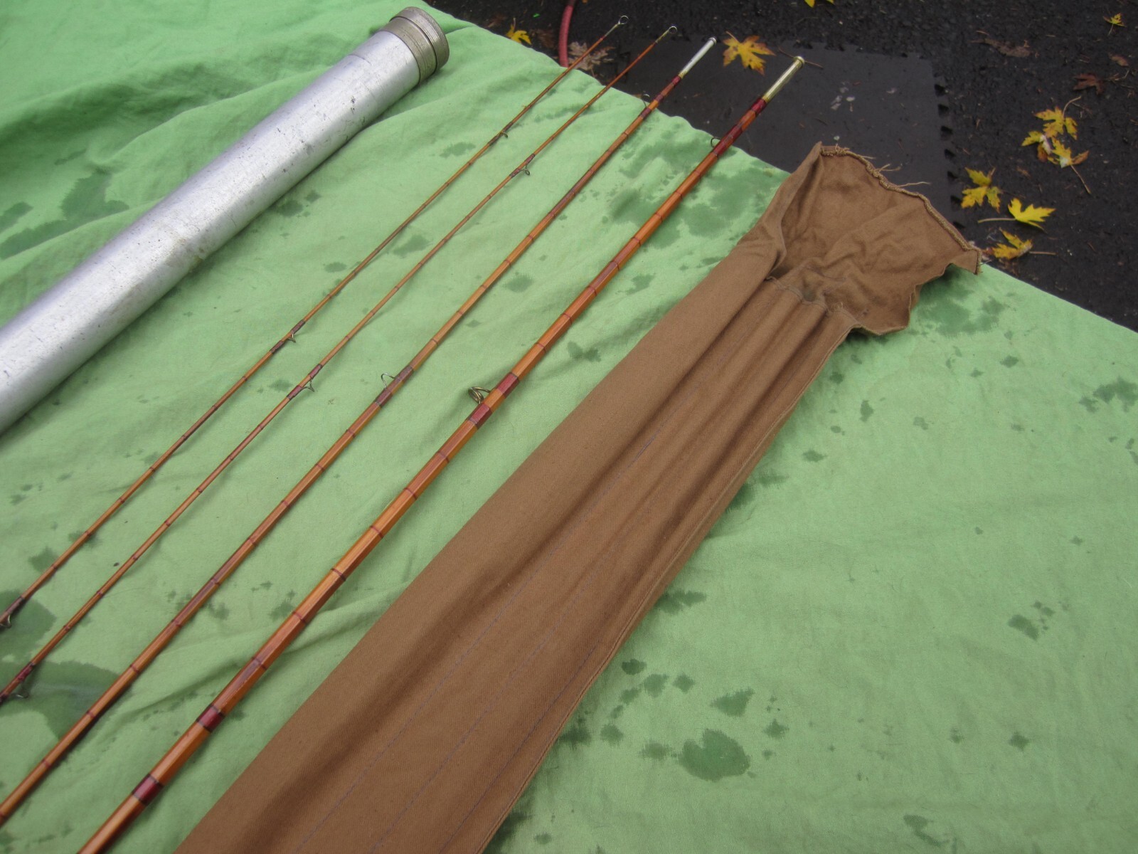 Vintage Phlueger Bamboo fly rod. eBay