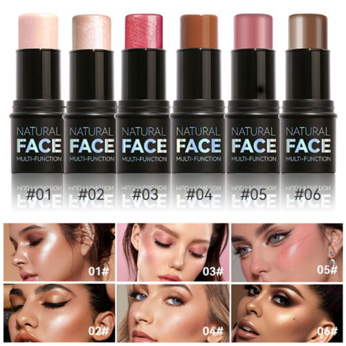 Blusher Face Brighten Concealer Stick Contour Bronzer Highlighter Glow Makeup◇ - Picture 2 of 24